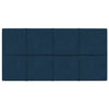 VidaXL Wandpanelen 12 st 2,16 m² 60x30 cm fluweel blauw