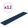 Vidaxl wandpanelen 12 st 1,62 m² 90x15 cm fluweel blauw