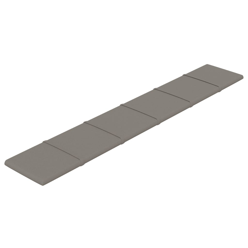 Vidaxl wandpanelen 12 st 1,62 m² 90x15 cm fluweel lichtgrijs