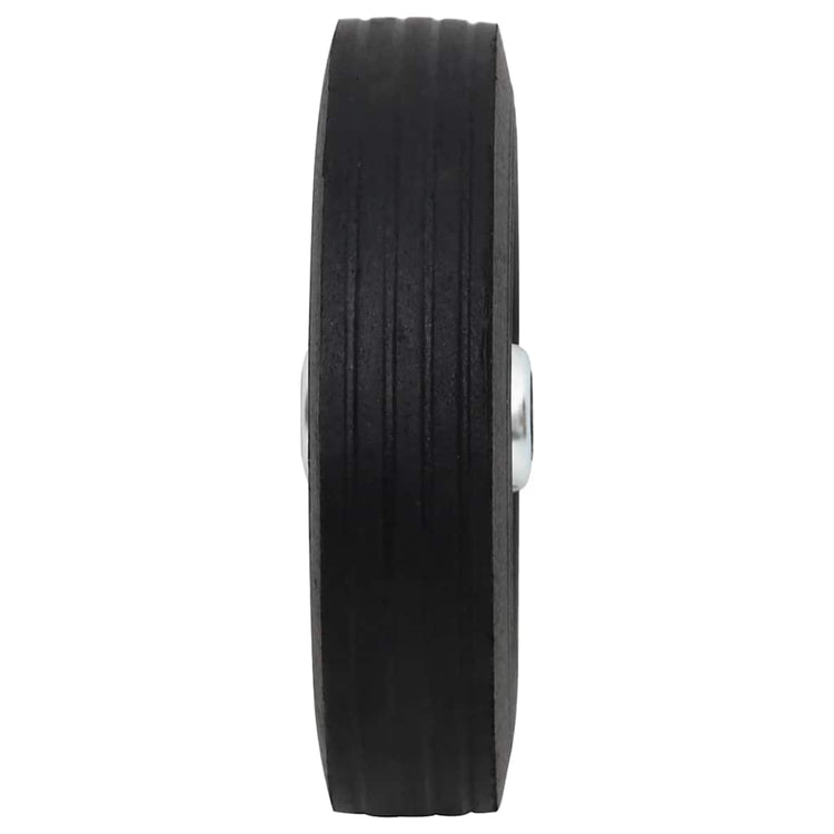Vidaxl wiel voor stuurwiel ø20x5 cm massief rubber en staal