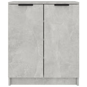 Vidaxl schoenenkast 59x35x70 cm bewerkt hout betongrijs - afbeelding 3