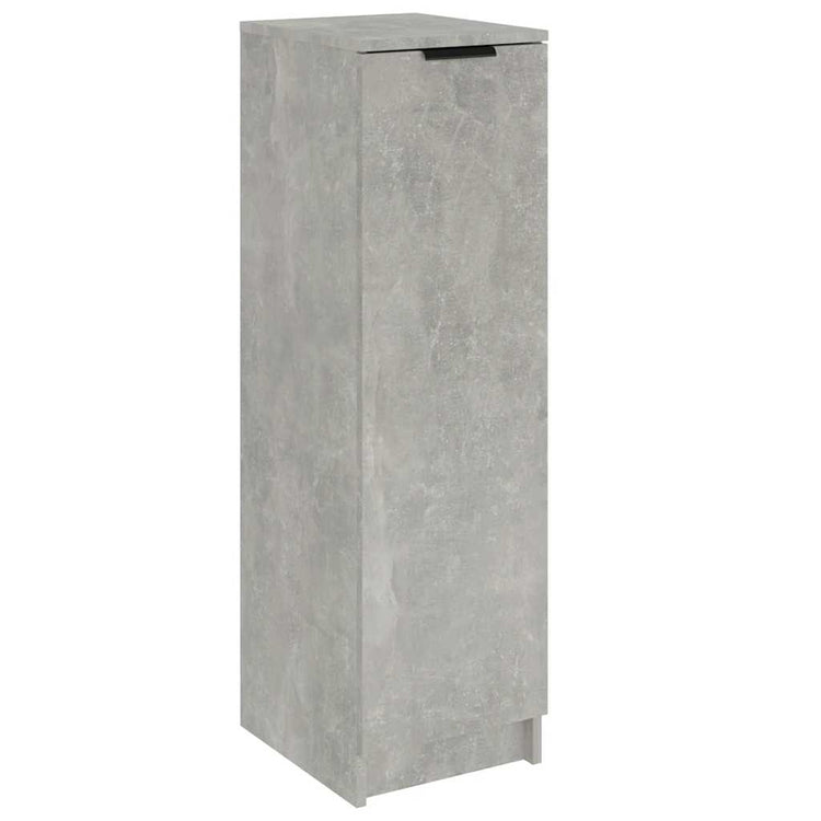 Vidaxl schoenenkast 30x35x100 cm bewerkt hout betongrijs