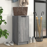 Vidaxl schoenenkast 30x35x70 cm bewerkt hout grijs sonoma eikenkleurig - afbeelding 1