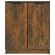 Vidaxl schoenenkast 59x35x70 cm bewerkt hout gerookt eikenkleurig - afbeelding 3