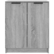 Vidaxl schoenenkast 59x35x70 cm bewerkt hout grijs sonoma eikenkleurig - afbeelding 3