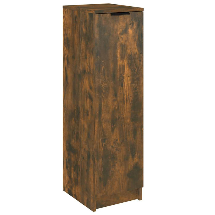Vidaxl schoenenkast 30x35x100 cm bewerkt hout gerookt eikenkleurig