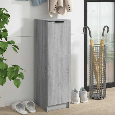 Vidaxl schoenenkast 30x35x100 cm bewerkt hout grijs sonoma eikenkleur