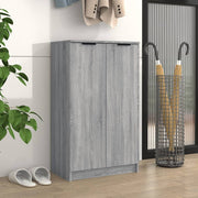 VidaXL Schoenenkast 59x35x100 cm bewerkt hout grijs sonoma eikenkleur - afbeelding 1