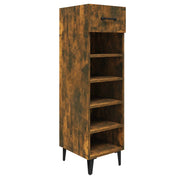Vidaxl schoenenkast 30x35x105 cm bewerkt hout gerookt eikenkleurig - afbeelding 2