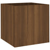 Vidaxl plantenbak 40x40x40 cm bewerkt hout bruineiken