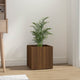 Vidaxl plantenbak 40x40x40 cm bewerkt hout bruineiken