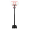 Vidaxl basketbalstandaard 282-352 cm polyethyleen wit