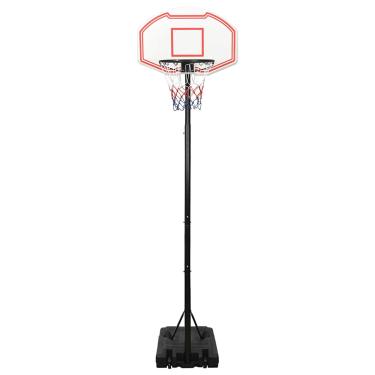 Vidaxl basketbalstandaard 282-352 cm polyethyleen wit