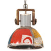 Vidaxl hanglamp industrieel rond 25 w e27 30 cm meerkleurig