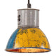 Vidaxl hanglamp industrieel rond 25 w e27 17 cm meerkleurig