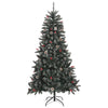 Vidaxl kunstkerstboom met standaard 180 cm pvc groen