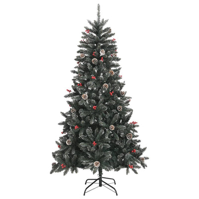 Vidaxl kunstkerstboom met standaard 180 cm pvc groen