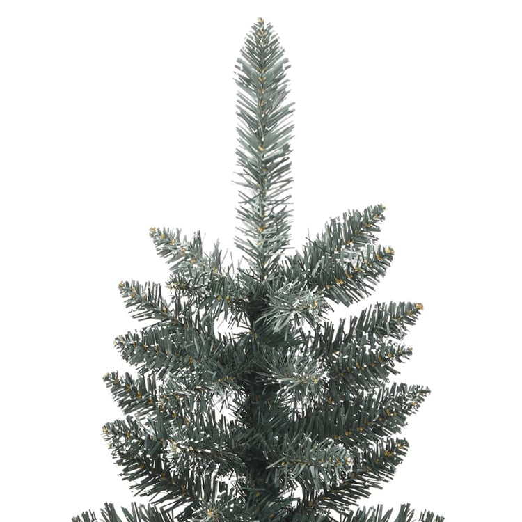 Vidaxl kunstkerstboom met standaard smal 120 cm pvc groen