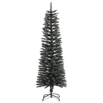 Vidaxl kunstkerstboom met standaard smal 150 cm pvc groen