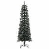 Vidaxl kunstkerstboom met standaard smal 150 cm pvc groen