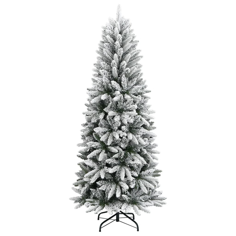 Vidaxl kerstbomen warmwit pvc en plastic en staal en pe