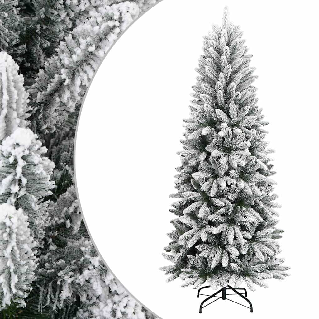 Vidaxl kerstbomen warmwit pvc en plastic en staal en pe