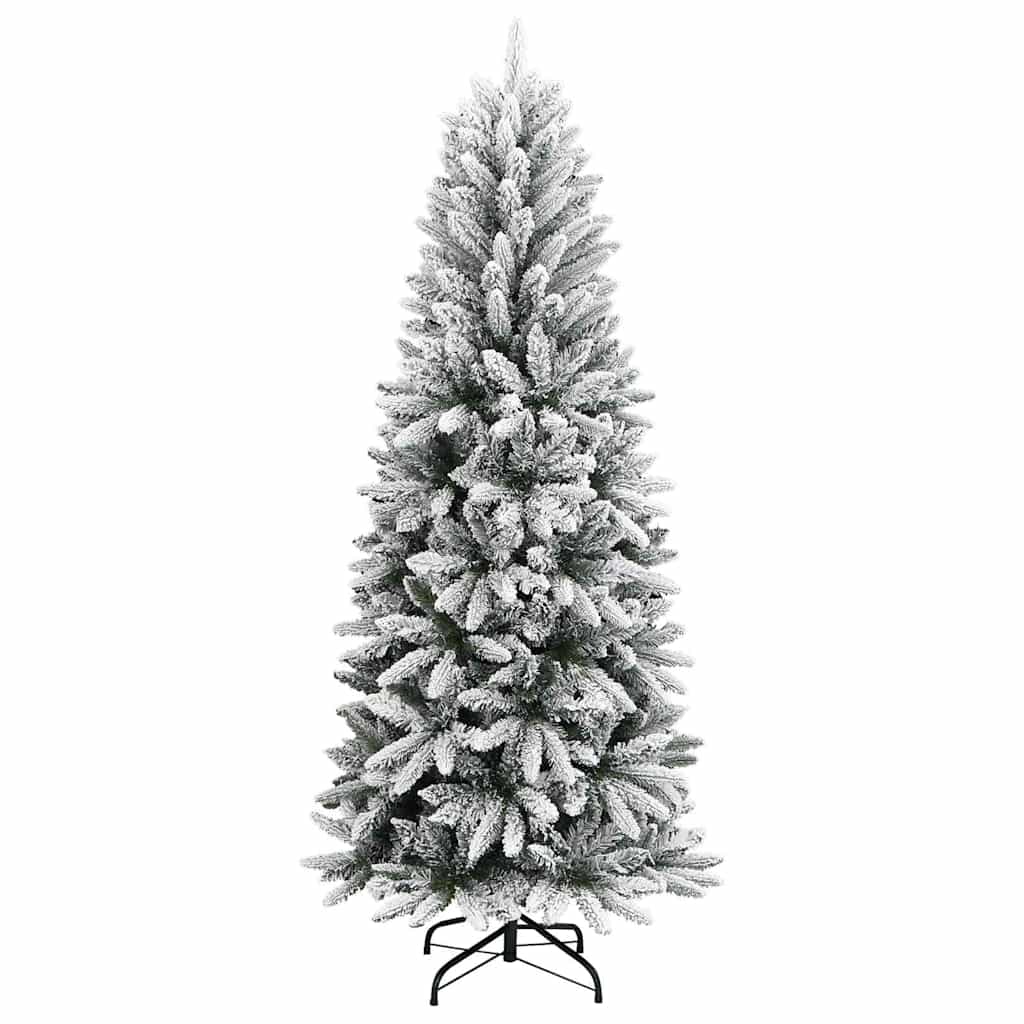 Vidaxl kerstbomen warmwit pvc en plastic en staal en pe