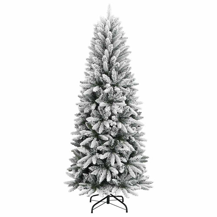 Vidaxl kerstbomen warmwit pvc en plastic en staal en pe