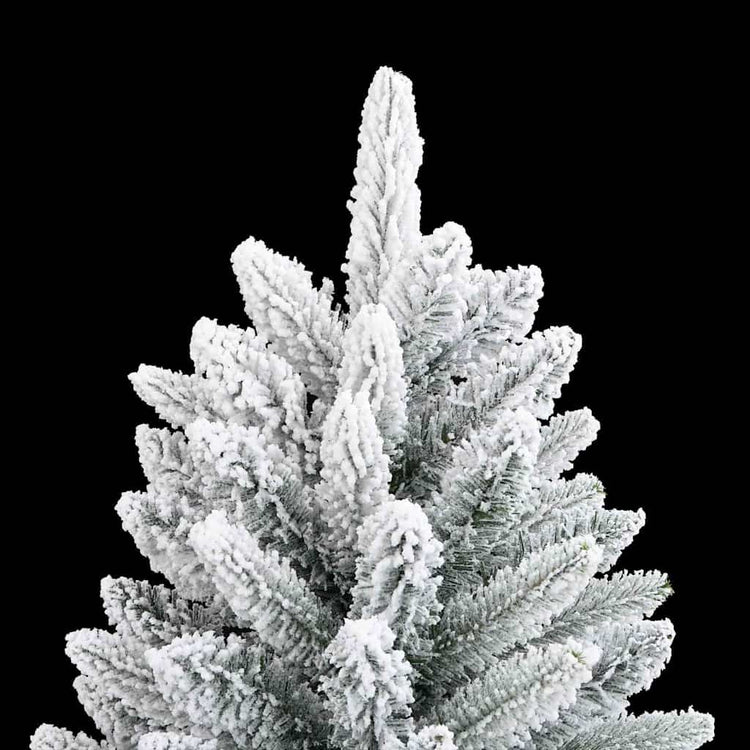 Vidaxl kerstbomen warmwit pvc en plastic en staal en pe