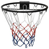 Vidaxl basketbalring 45 cm staal zwart - afbeelding 2