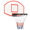 Vidaxl basketbalbord 71x45x2 cm polyetheen wit