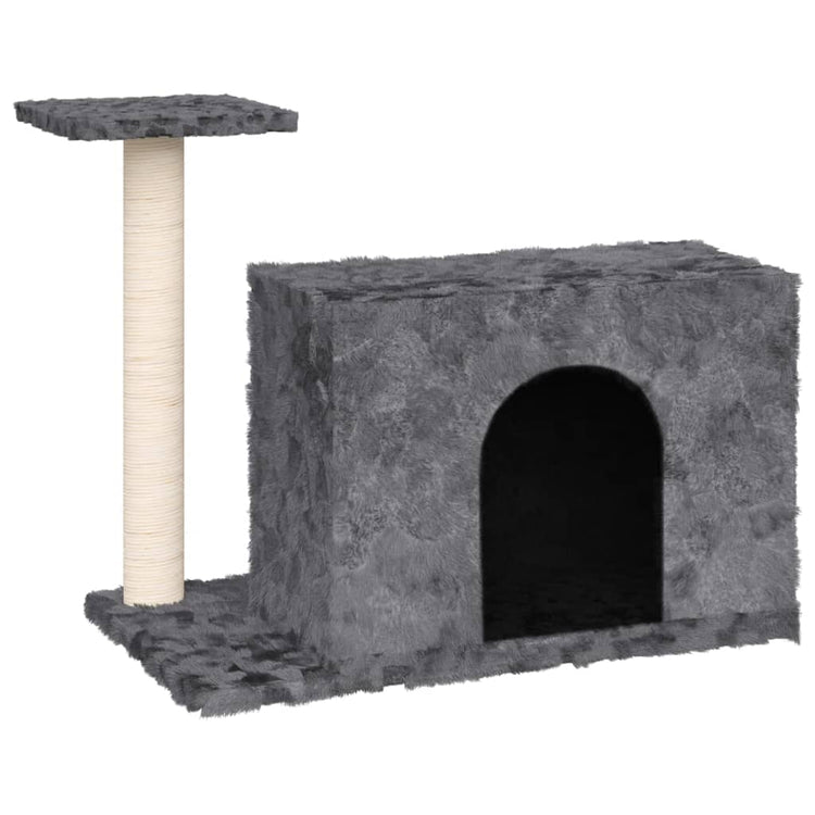 Vidaxl kattenmeubel met sisal krabpale 51 cm donkergrijs