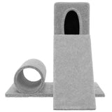 Vidaxl kattenmeubel met sisal krabpalen 59 cm lichtgrijs - afbeelding 3