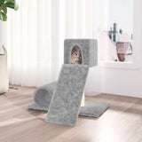 Vidaxl kattenmeubel met sisal krabpalen 59 cm lichtgrijs - afbeelding 1