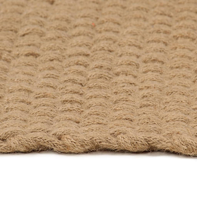 Vidaxl vloerkleed rechthoekig 80x160 cm jute naturel