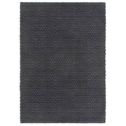 VidaXL Vloerkleed rechthoekig 200x300 cm katoen antracietkleurig - afbeelding 1