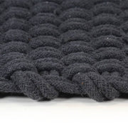 VidaXL Vloerkleed rechthoekig 200x300 cm katoen antracietkleurig - afbeelding 3