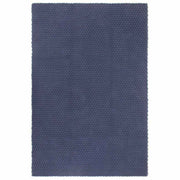 Vidaxl vloerkleed rechthoekig 120x180 cm katoen marineblauw - afbeelding 1