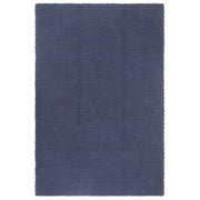 Vidaxl vloerkleed rechthoekig 200x300 cm katoen marineblauw - afbeelding 1