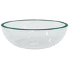 Vidaxl wasbak 35x12 cm gehard glas transparant