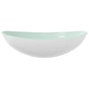 Vidaxl wasbak 54,5x35x15,5 cm gehard glas wit