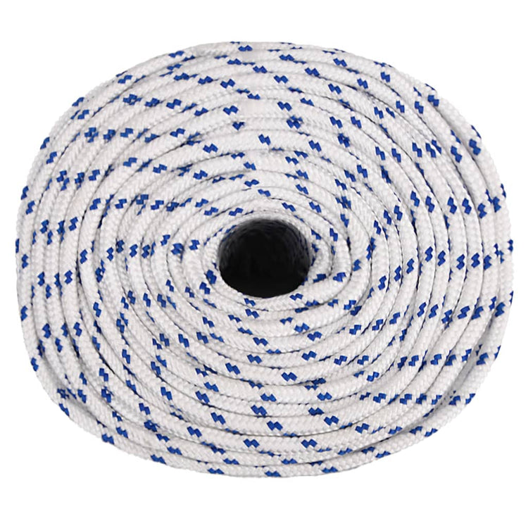 Vidaxl boot touw 6 mm 25 m polypropyleen wit