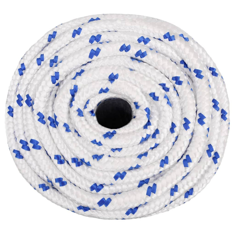 Vidaxl boot touw 16 mm 25 m polypropyleen wit