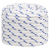 Vidaxl boottouw 20 mm 100 m polypropyleen wit