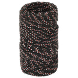 Vidaxl boot touw 2 mm 50 m polypropyleen zwart - afbeelding 2