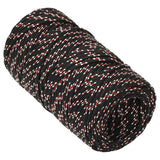 Vidaxl boot touw 2 mm 50 m polypropyleen zwart - afbeelding 3