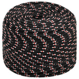 Vidaxl boot touw 8 mm 50 m polypropyleen zwart - afbeelding 2