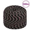 Vidaxl boot touw 10 mm 500 m polypropyleen zwart