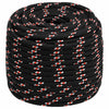 Vidaxl boot touw 16 mm 100 m polypropyleen zwart