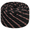 Vidaxl boottouw 20 mm 100 m polypropyleen zwart